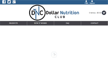 Tablet Screenshot of dollarnutritionclub.com